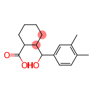 2-[(3,4-dimethylphenyl)(hydroxy)methyl]cyclohexane-1-carboxylic acid