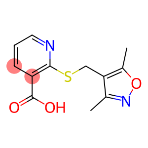 2-{[(3,5-dimethyl-1,2-oxazol-4-yl)methyl]sulfanyl}pyridine-3-carboxylic acid