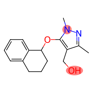 [1,3-dimethyl-5-(1,2,3,4-tetrahydronaphthalen-1-yloxy)-1H-pyrazol-4-yl]methanol