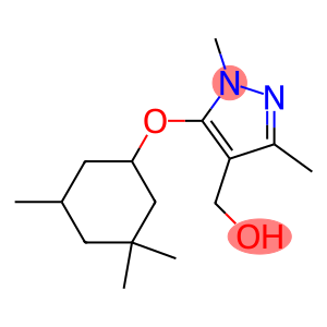 {1,3-dimethyl-5-[(3,3,5-trimethylcyclohexyl)oxy]-1H-pyrazol-4-yl}methanol