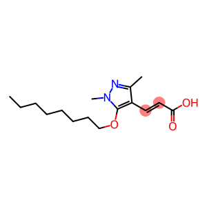 3-[1,3-dimethyl-5-(octyloxy)-1H-pyrazol-4-yl]prop-2-enoic acid
