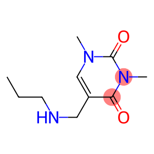 1,3-dimethyl-5-[(propylamino)methyl]-1,2,3,4-tetrahydropyrimidine-2,4-dione