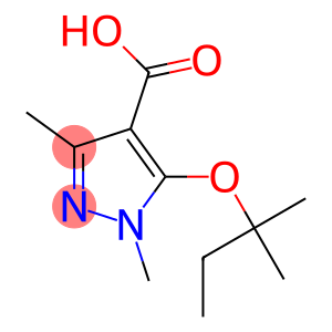 1,3-dimethyl-5-[(2-methylbutan-2-yl)oxy]-1H-pyrazole-4-carboxylic acid