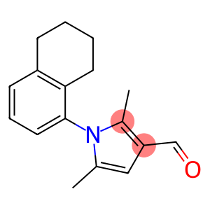 2,5-dimethyl-1-(5,6,7,8-tetrahydronaphthalen-1-yl)-1H-pyrrole-3-carbaldehyde