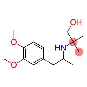 2-{[1-(3,4-dimethoxyphenyl)propan-2-yl]amino}-2-methylpropan-1-ol