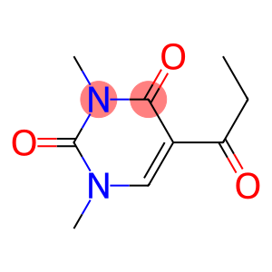 1,3-dimethyl-5-propanoyl-1,2,3,4-tetrahydropyrimidine-2,4-dione