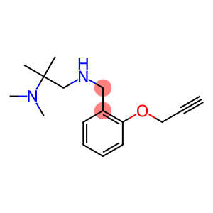 [2-(dimethylamino)-2-methylpropyl]({[2-(prop-2-yn-1-yloxy)phenyl]methyl})amine