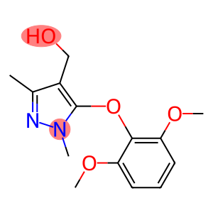 [5-(2,6-dimethoxyphenoxy)-1,3-dimethyl-1H-pyrazol-4-yl]methanol