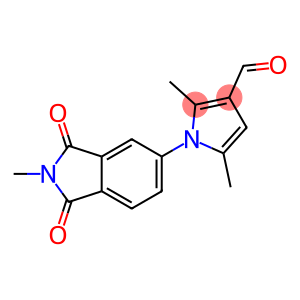 2,5-dimethyl-1-(2-methyl-1,3-dioxo-2,3-dihydro-1H-isoindol-5-yl)-1H-pyrrole-3-carbaldehyde