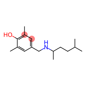2,6-dimethyl-4-{[(5-methylhexan-2-yl)amino]methyl}phenol
