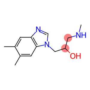 1-(5,6-dimethyl-1H-1,3-benzodiazol-1-yl)-3-(methylamino)propan-2-ol