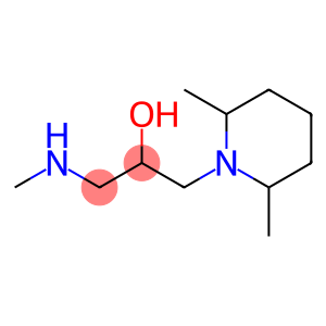 1-(2,6-dimethylpiperidin-1-yl)-3-(methylamino)propan-2-ol