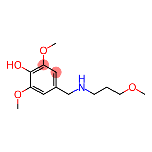 2,6-dimethoxy-4-{[(3-methoxypropyl)amino]methyl}phenol