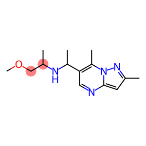(1-{2,7-dimethylpyrazolo[1,5-a]pyrimidin-6-yl}ethyl)(1-methoxypropan-2-yl)amine