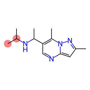 (1-{2,7-dimethylpyrazolo[1,5-a]pyrimidin-6-yl}ethyl)(propan-2-yl)amine