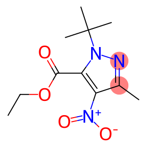 1-(1,1-DIMETHYLETHYL)-3-METHYL-4-NITRO-1H-PYRAZOLE-5-CARBOXYLICACIDETHYLESTER