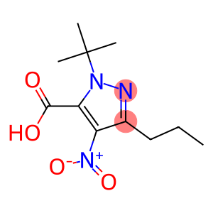 1-(1,1-DIMETHYLETHYL)-4-NITRO-3-PROPYL-1H-PYRAZOLE-5-CARBOXYLICACID