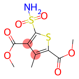 DIMETHYL 5-(AMINOSULFONYL)-3-METHYLTHIOPHENE-2,4-DICARBOXYLATE