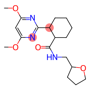 2-(4,6-DIMETHOXYPYRIMIDIN-2-YL)-N-TETRAHYDROFURFURYLCYCLOHEXANECARBOXAMIDE
