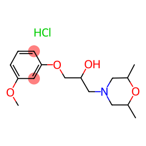 1-(2,6-DIMETHYLMORPHOLIN-4-YL)-3-(3-METHOXYPHENOXY)PROPAN-2-OL HYDROCHLORIDE
