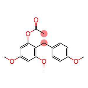 5,7-DIMETHOXY-4-(4-METHOXY-PHENYL)-CHROMAN-2-ONE