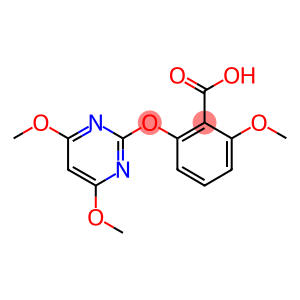 2-[(4,6-DIMETHOXYPYRIMIDIN-2-YL)OXY]-6-METHOXYBENZOIC ACID