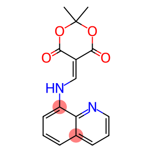 2,2-DIMETHYL-5-((8-QUINOLYLAMINO)METHYLENE)-1,3-DIOXANE-4,6-DIONE