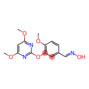 3-[(4,6-dimethoxy-2-pyrimidinyl)oxy]-4-methoxybenzenecarbaldehyde oxime