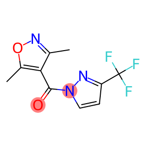 (3,5-dimethylisoxazol-4-yl)[3-(trifluoromethyl)-1H-pyrazol-1-yl]methanone