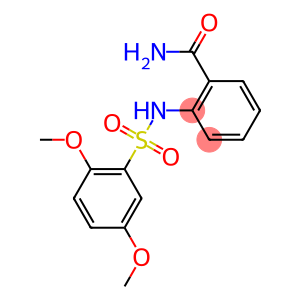 2-{[(2,5-dimethoxyphenyl)sulfonyl]amino}benzenecarboxamide