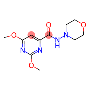 2,6-DIMETHOXY-N-MORPHOLINOPYRIMIDINE-4-CARBOXAMIDE