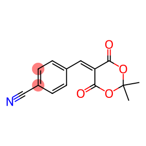 4-[(2,2-dimethyl-4,6-dioxo-1,3-dioxan-5-yliden)methyl]benzonitrile