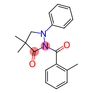 4,4-dimethyl-2-(2-methylbenzoyl)-1-phenyltetrahydro-3H-pyrazol-3-one