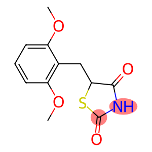 5-(2,6-dimethoxybenzyl)-1,3-thiazolane-2,4-dione