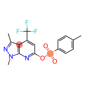 1,3-dimethyl-4-(trifluoromethyl)-1H-pyrazolo[3,4-b]pyridin-6-yl 4-methylbenzenesulfonate