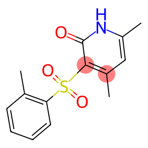 4,6-dimethyl-3-[(2-methylphenyl)sulfonyl]-2(1H)-pyridinone
