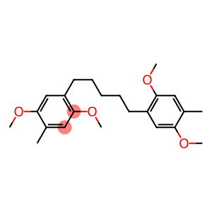1-[5-(2,5-dimethoxy-4-methylphenyl)pentyl]-2,5-dimethoxy-4-methylbenzene