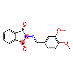 2-[(3,4-dimethoxybenzylidene)amino]isoindoline-1,3-dione
