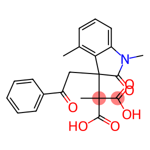 DIMETHYL(1-METHYL-2-OXO-3-PHENACYL-3-INDOLINYL)MALONATE