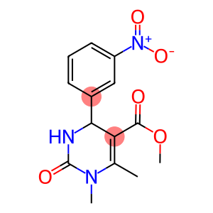 1,6-DIMETHYL-4-(3-NITRO-PHENYL)-2-OXO-1,2,3,4-TETRAHYDRO-PYRIMIDINE-5-CARBOXYLIC ACID METHYL ESTER