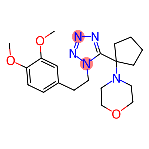 4-(1-(1-(3,4-DIMETHOXYPHENETHYL)-1H-TETRAZOL-5-YL)CYCLOPENTYL)MORPHOLINE