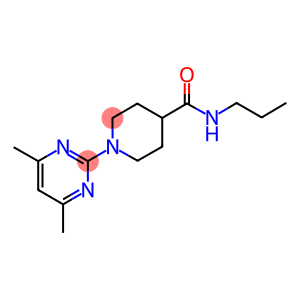 1-(4,6-DIMETHYLPYRIMIDIN-2-YL)-N-PROPYLPIPERIDINE-4-CARBOXAMIDE