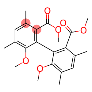 dimethyl 6,6'-dimethoxy-3,3',5,5'-tetramethylbiphenyl-2,2'-dicarboxylate