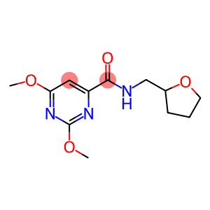 2,6-DIMETHOXY-N-TETRAHYDROFURFURYLPYRIMIDINE-4-CARBOXAMIDE