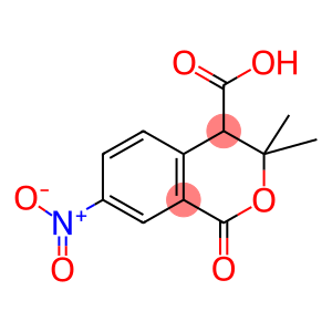 3,3-DIMETHYL-7-NITRO-1-OXO-ISOCHROMAN-4-CARBOXYLIC ACID