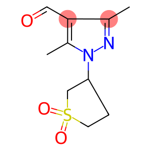 3,5-Dimethyl-1-(1,1-dioxotetrahydrothiophen-3-yl)-1H-pyrazole-4-carboxaldehyde