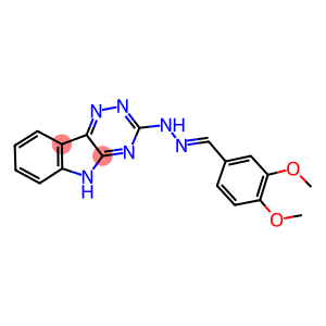3,4-DIMETHOXYBENZALDEHYDE 5H-[1,2,4]TRIAZINO[5,6-B]INDOL-3-YLHYDRAZONE