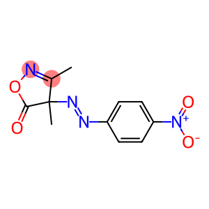 3,4-DIMETHYL-4-(P-NITROPHENYLAZO)-5(4H)-ISOXAZOLONE