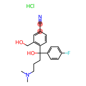 4-[4-Dimethylamino-1-(4-Fluorophenyl)-1-Hydroxybutyl]-3-Hydroxymethyl BenzonitrileHcl