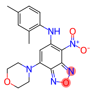 5-(2,4-dimethylanilino)-4-nitro-7-(4-morpholinyl)-2,1,3-benzoxadiazole